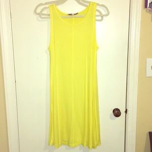 Loft sleeveless swing dress